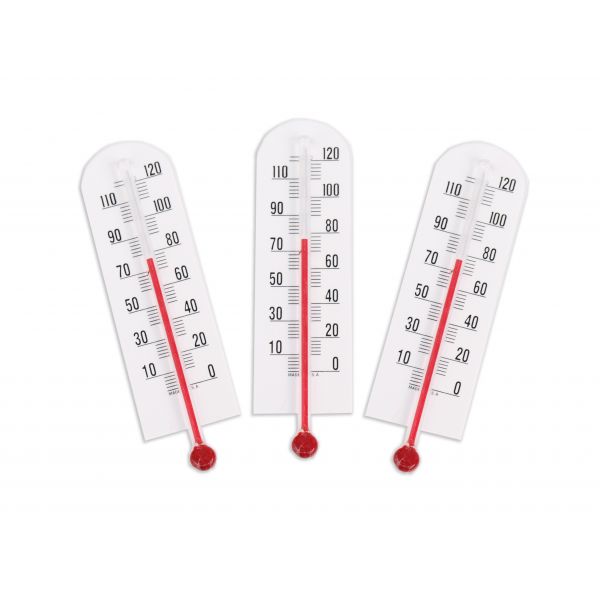 Plain Alcohol Thermometer - 100 pack