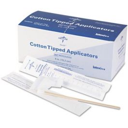 Medline Sterile Cotton-Tip Applicator Plastic 6in 200Ct